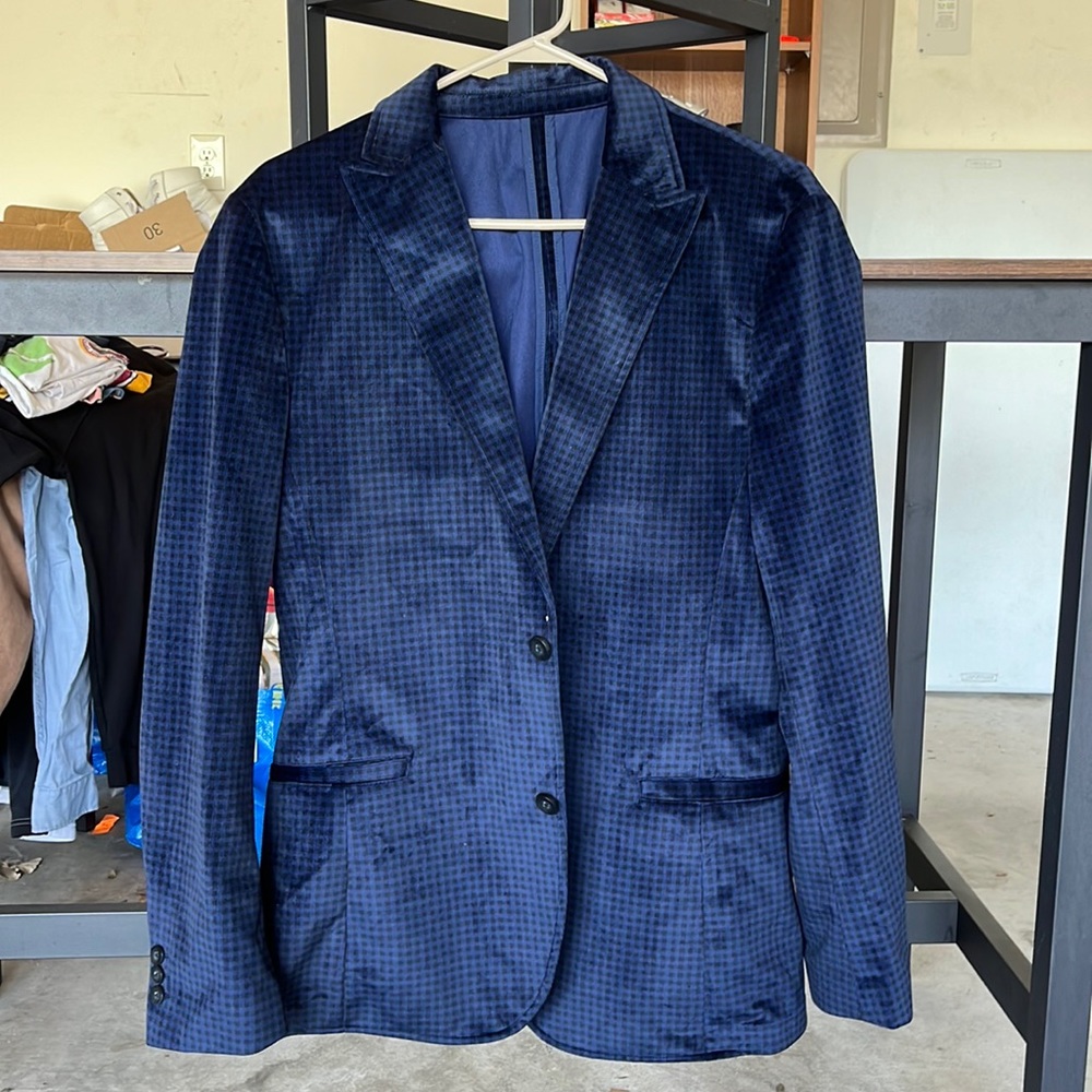 Ryan Seacrest direction L Velvet Suit Jacket